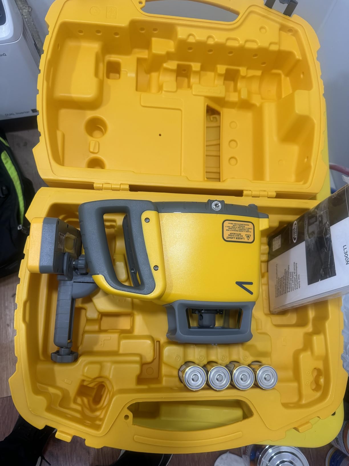 Spectra Precision LL300N Self-Leveling Rotary Laser with HL450 Professional - Receiver, Small Case - Rugged IP66 Job-Site Performance customer photo 1