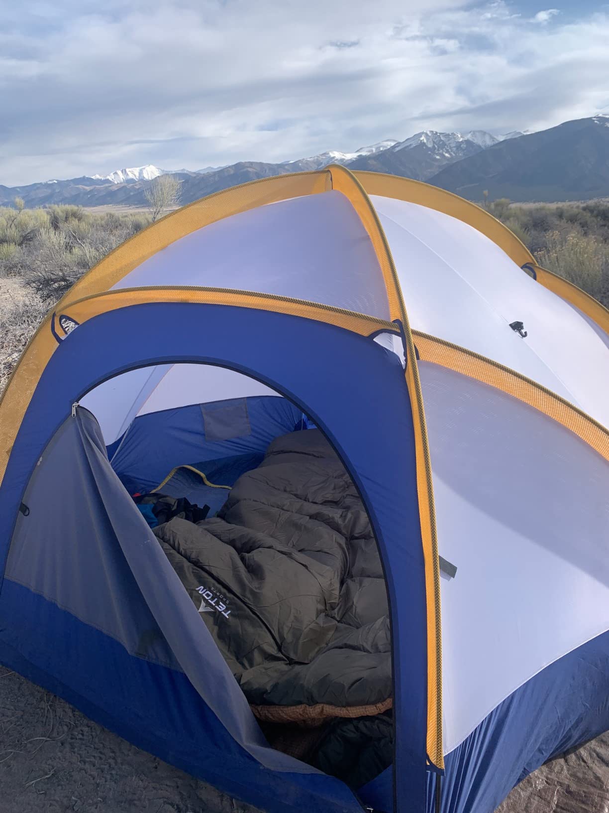 Teton Mammoth Queen Size Double Sleeping Bag- A Warm Bag the Whole Family can Enjoy – Great for Camping, Hunting and Base Camp. Compression Sack Included customer photo 1