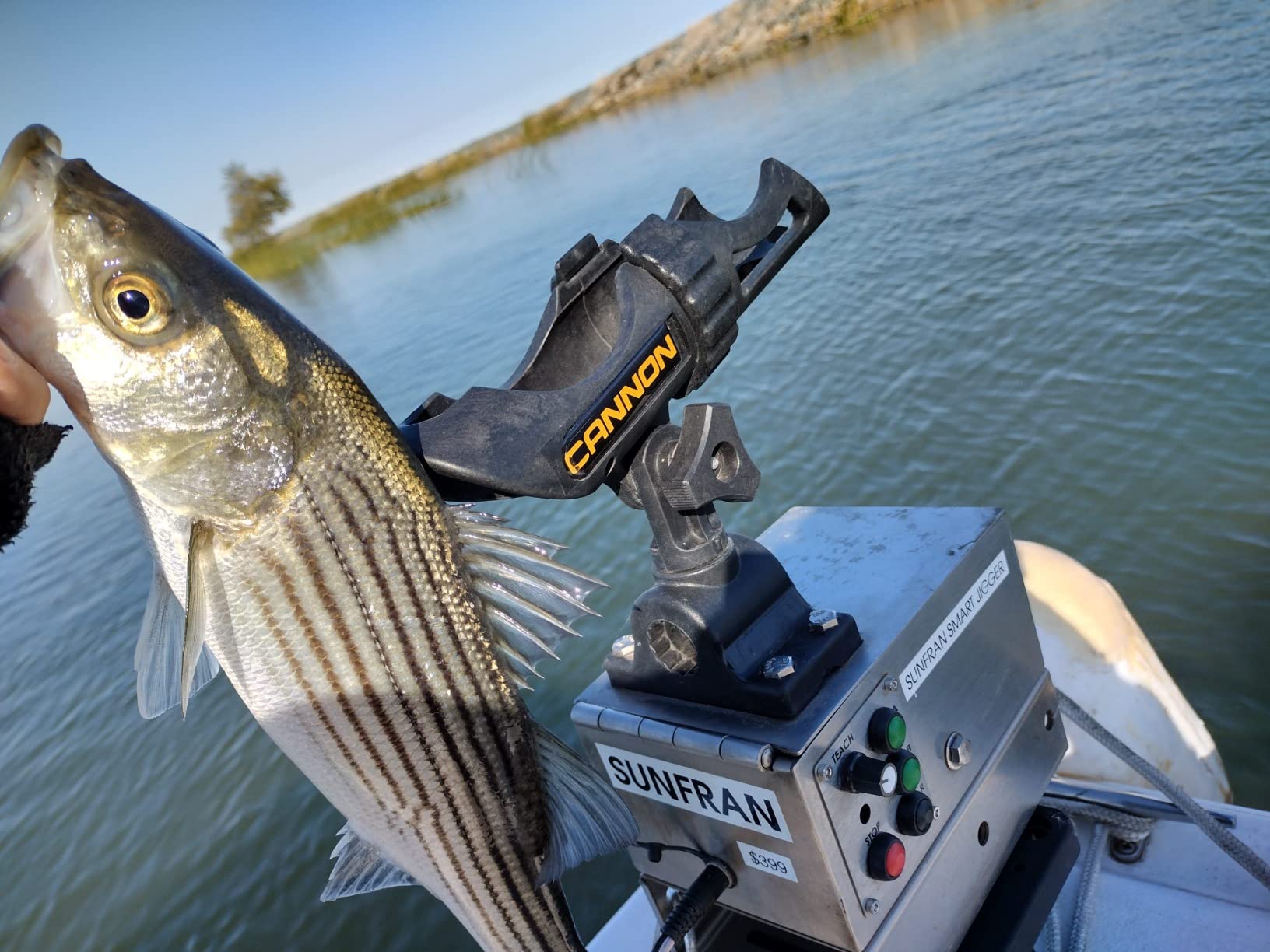Cannon Three-Position Adjustable Rod Holder for Boat Trolling and Downriggers customer photo 2