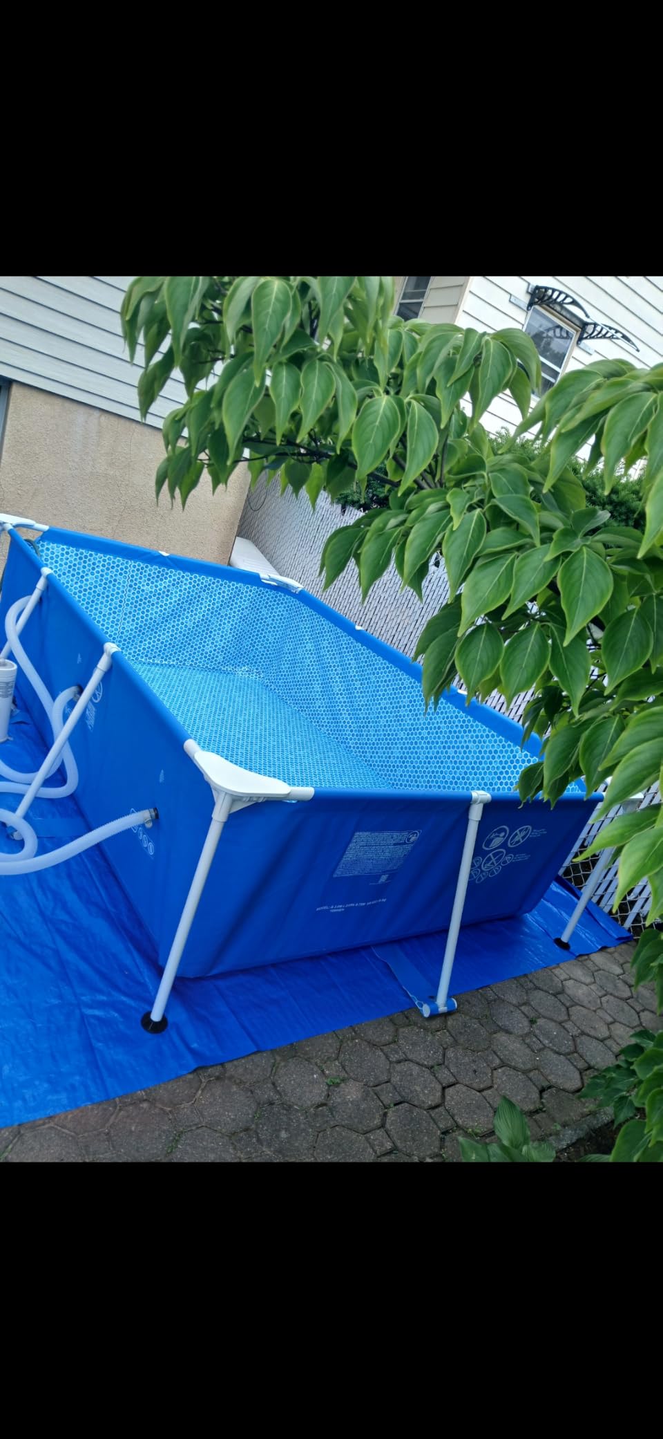 INTEX Metal Frame 14ft 9in x 7ft 3in x 33in Above Ground Swimming Pool customer photo 1