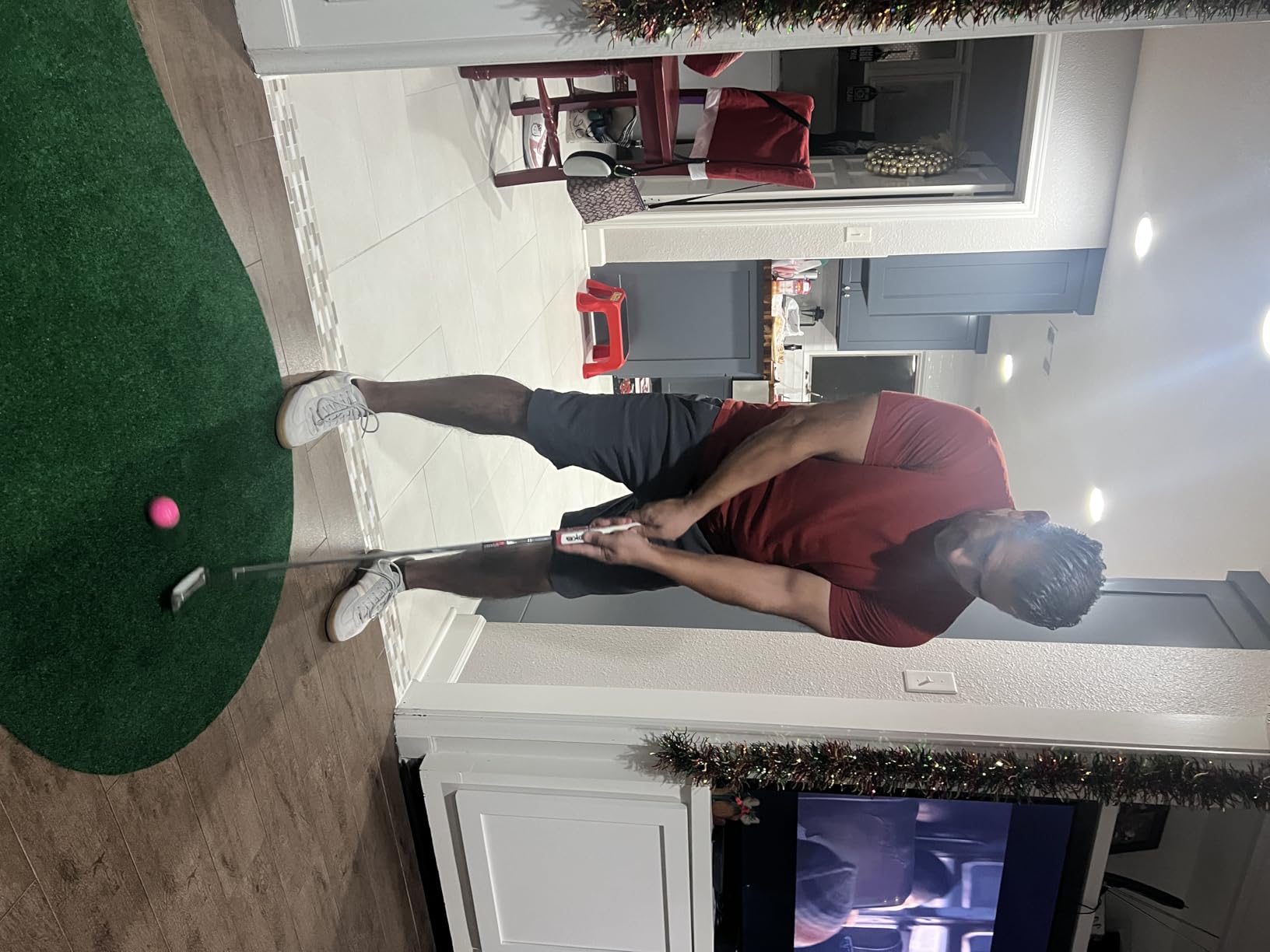 PUTT-A-Bout Par Three Golf Putting Green (3' x 9') customer photo 2