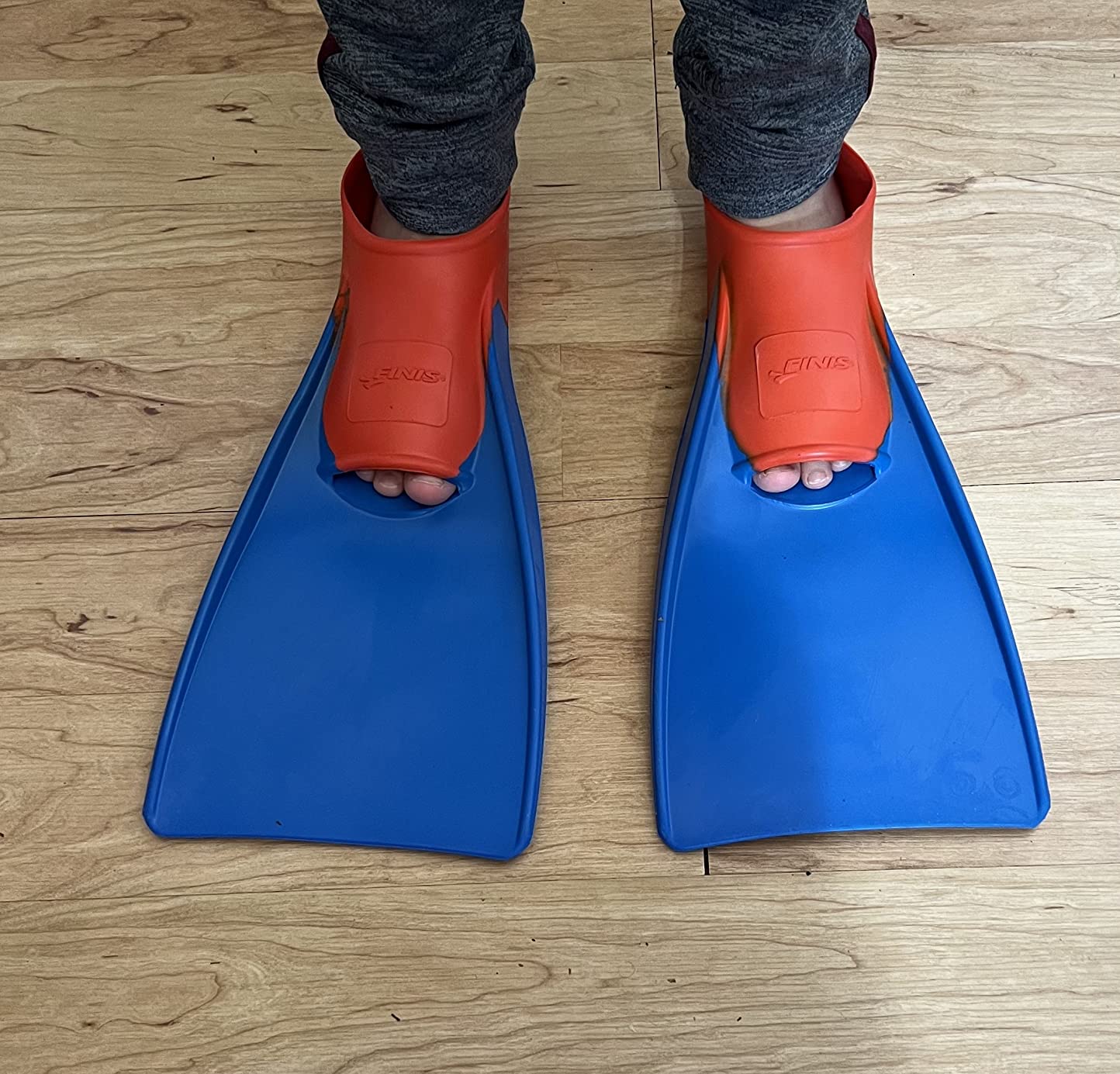 FINIS Long Floating Swim Fins - Adult Training Fins - Improves Kick Technique & Body Position customer photo 1