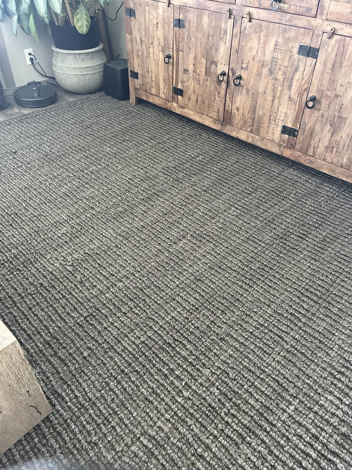 SAFAVIEH Natural Fiber Area Rug 9x12, Jute Knotted Large Natural NF447A customer photo 1