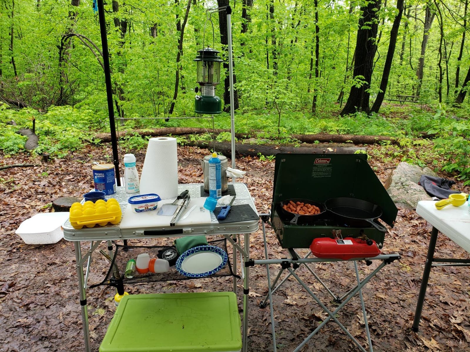 Coleman Pack-Away Portable Camp Kitchen, Outdoor Folding Kitchen with Food Prep Area, Great for Camping, Tailgating, Grilling & More customer photo 1