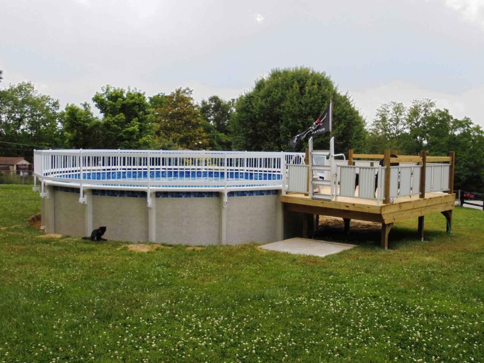 Blue Wave Above Ground Pool Fence Base Kit A, 8 Sections customer photo 1