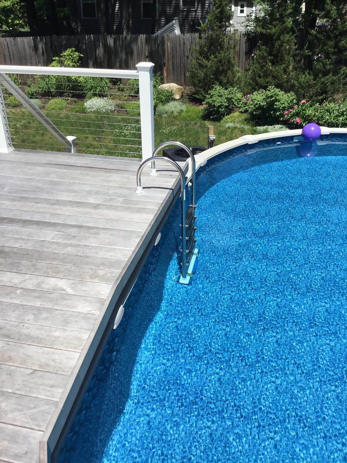 Blue Wave Premium Stainless Steel in-Pool Ladder for Above Ground Pools customer photo 2