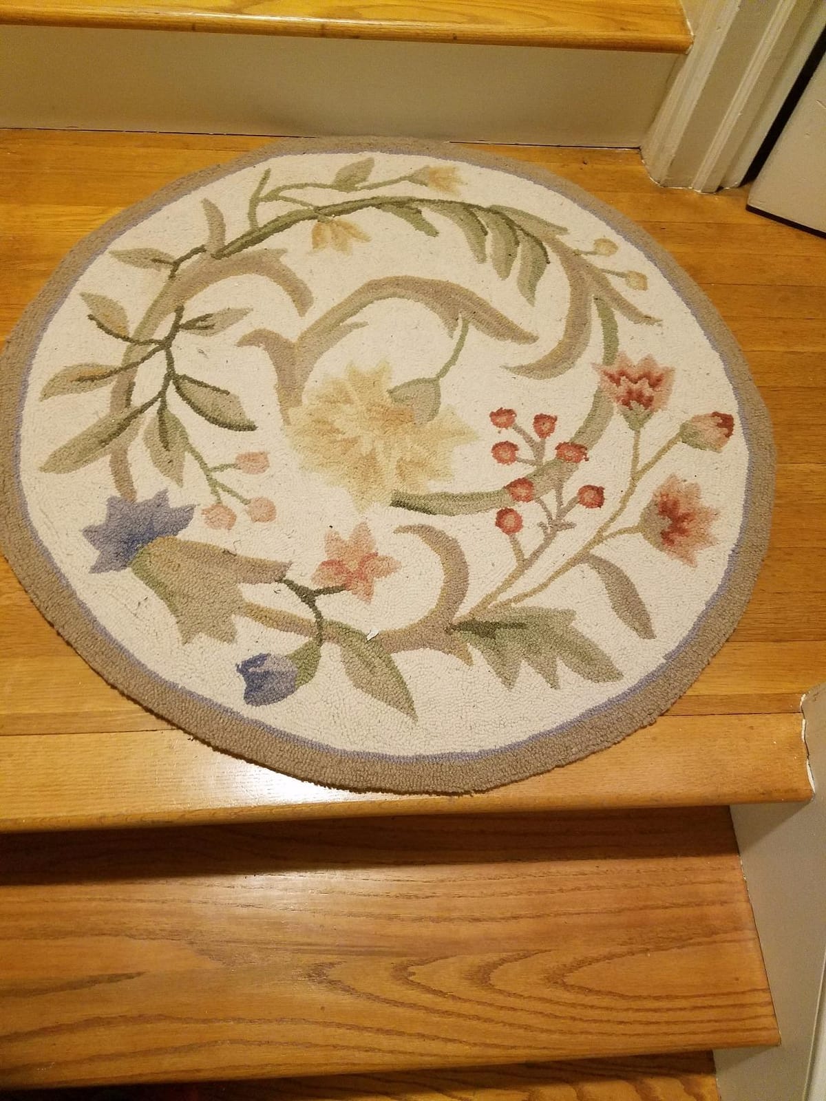 SAFAVIEH Chelsea Collection Area Rug - 9' x 12', Ivory, Hand-Hooked French Country Wool, Ideal for High Traffic Areas in Living Room, Bedroom (HK248A) customer photo 1