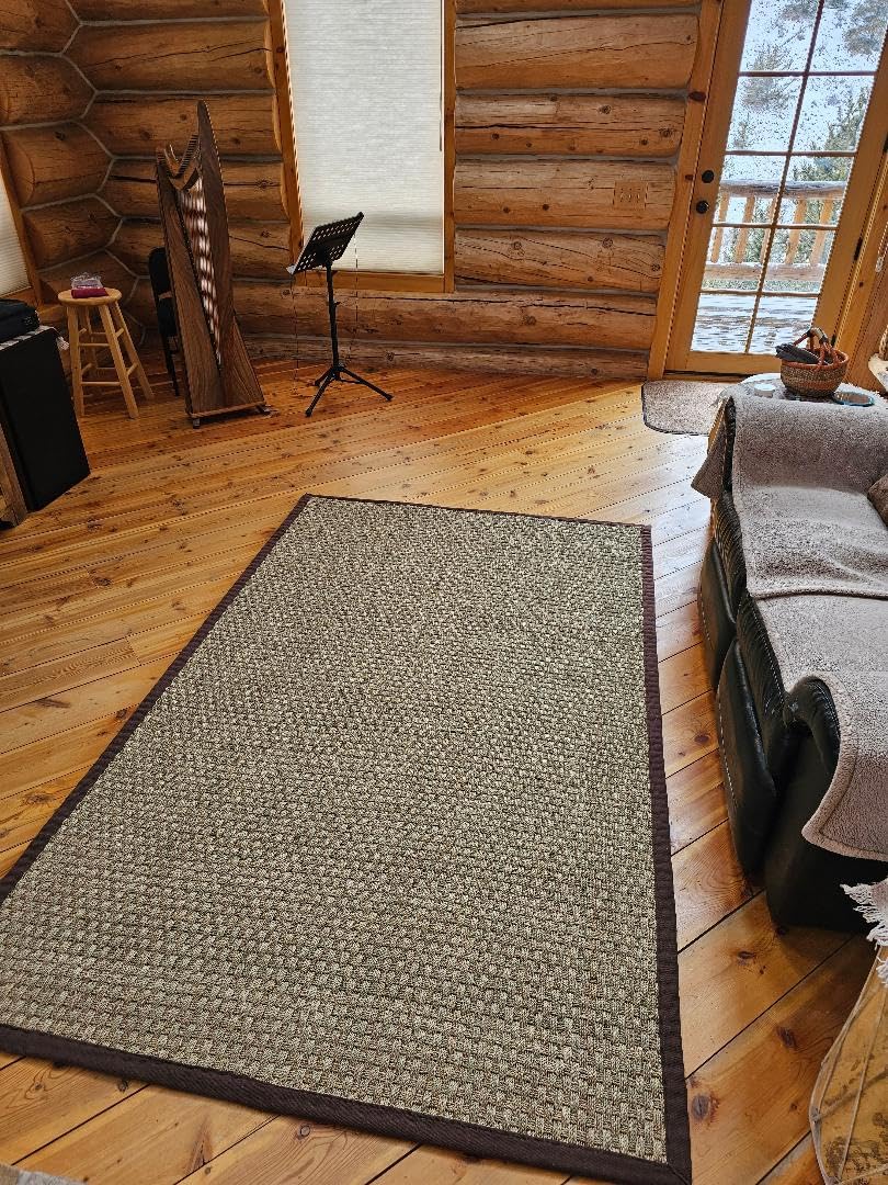 SAFAVIEH Natural Fiber Accent Rug 3x5 Textured, Natural & Beige NF114A customer photo 1