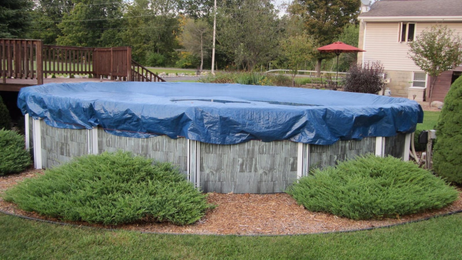 Robelle 24 ft Heavy Duty Super Winter Pool Cover for Above Ground Pools customer photo 1