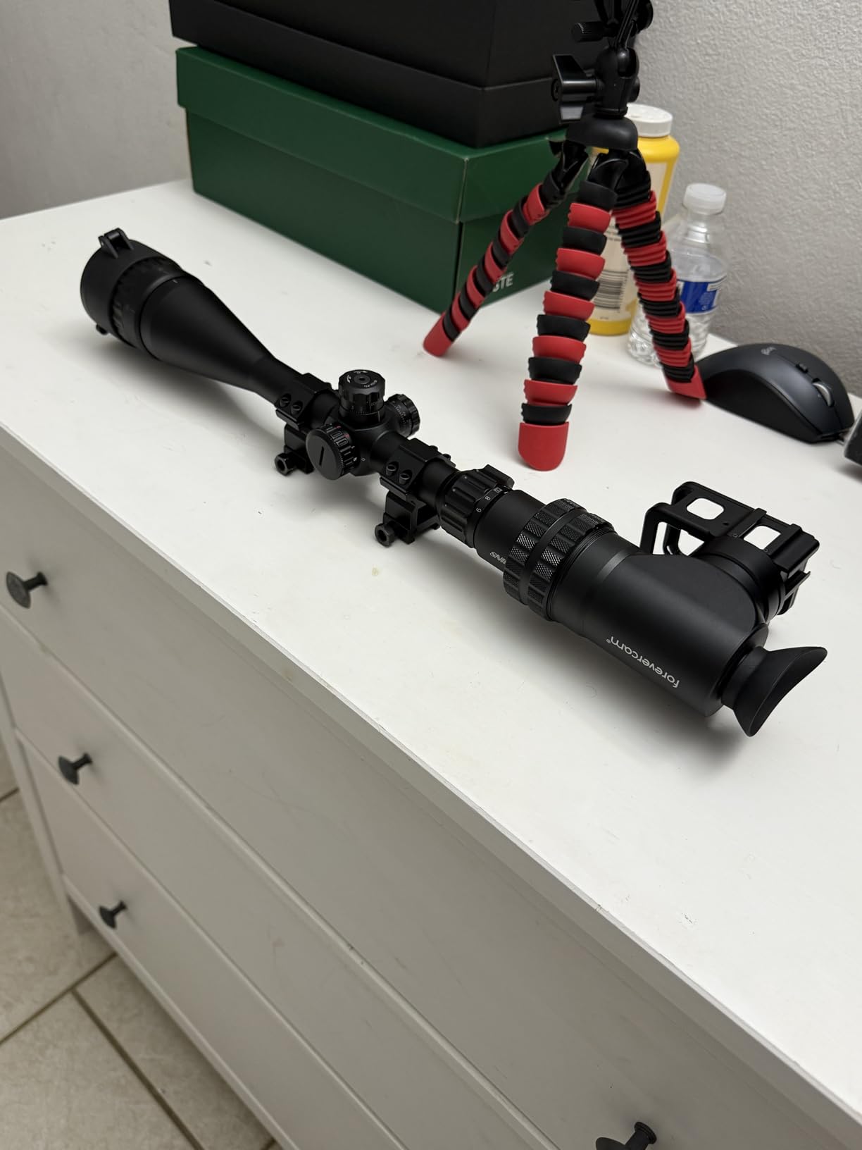 SNIPER Rifle Scope MT 6-24x50/4-16x50 with Red/Green/Blue Illuminated Reticle Riflescope, Adjustable Objective customer photo 1
