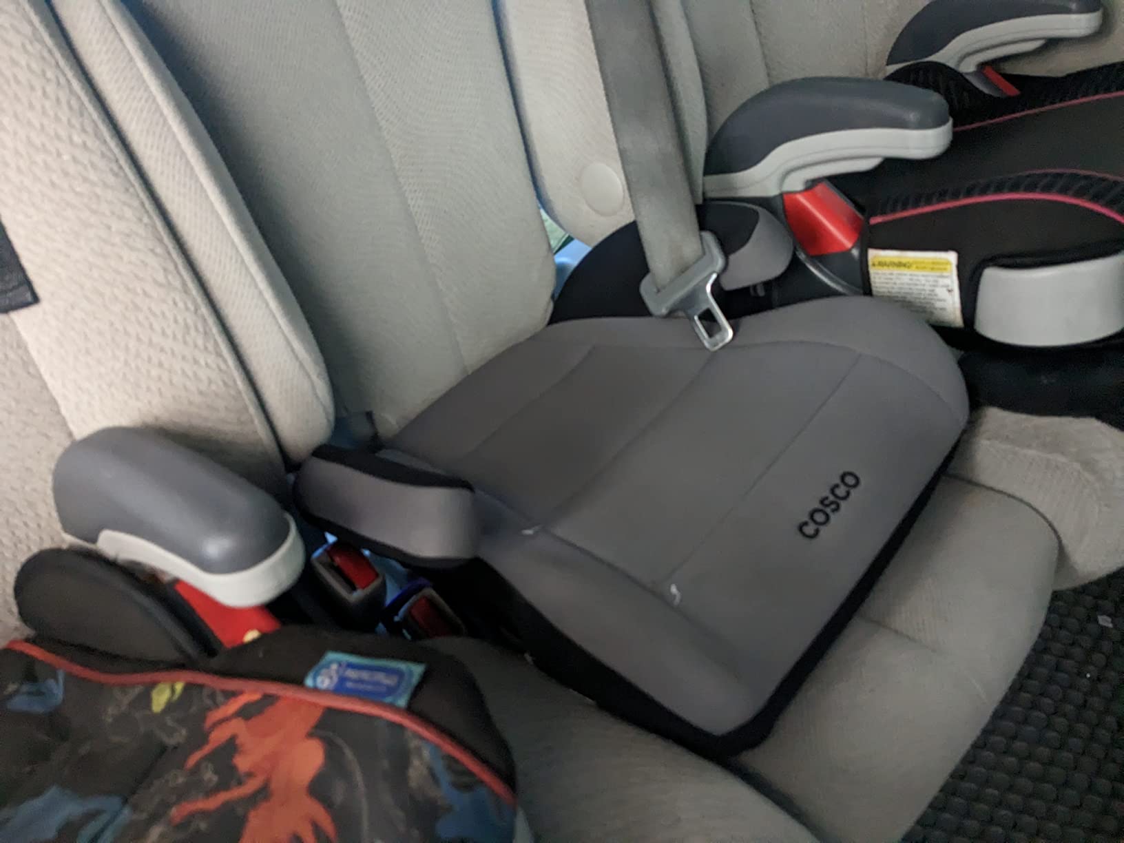 Cosco Topside Backless Booster Car Seat, Lightweight Booster Seats for Cars 40-100 lbs, Backless Booster Seat for Car, Leo customer photo 2