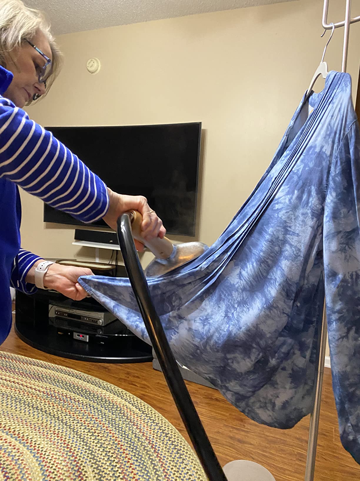 J-2S Jiffy Garment Steamer with Plastic Head and Stainless Steel Face, 120 Volt,Grey customer photo 2