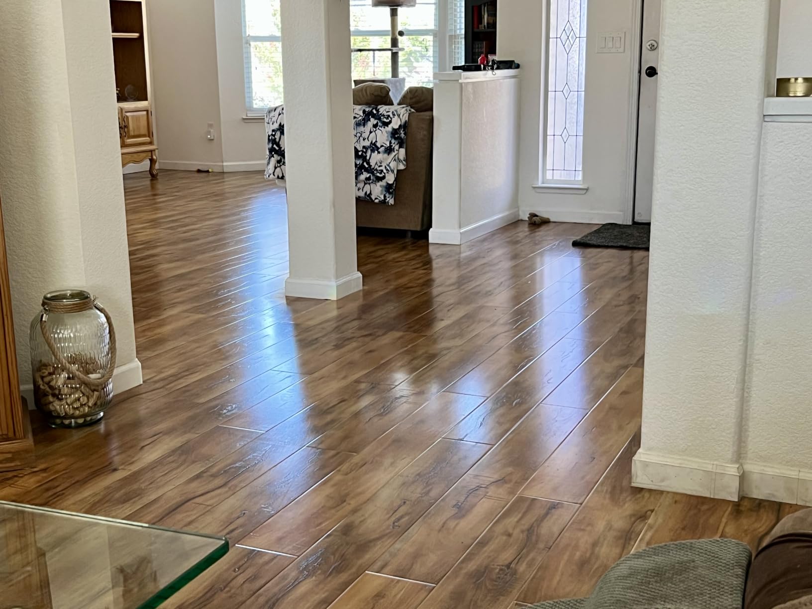 Quick Shine Multi Surface Floor Finish 64oz | Cleaner & Polish to use on Hardwood, Laminate, Luxury Vinyl Plank LVT, Tile & Stone | Safer Choice w/Clean Shine Technology | Shine-Protect-Refresh customer photo 1