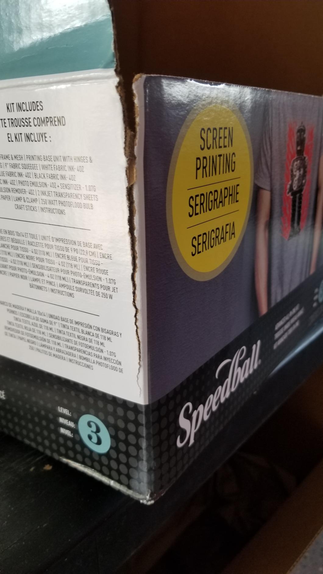 Speedball Advanced All-In-One Screen Printing Kit, Includes LED UV Exposure Lamp customer photo 2
