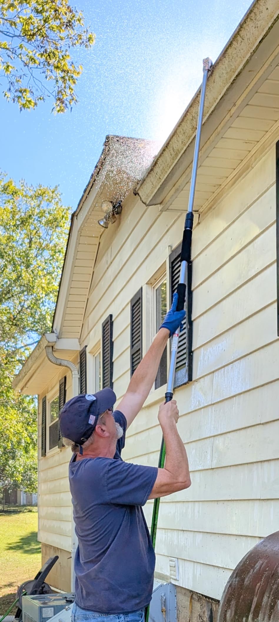 Orbit Telescoping Gutter Cleaning Wand, Silver - 58543 customer photo 1