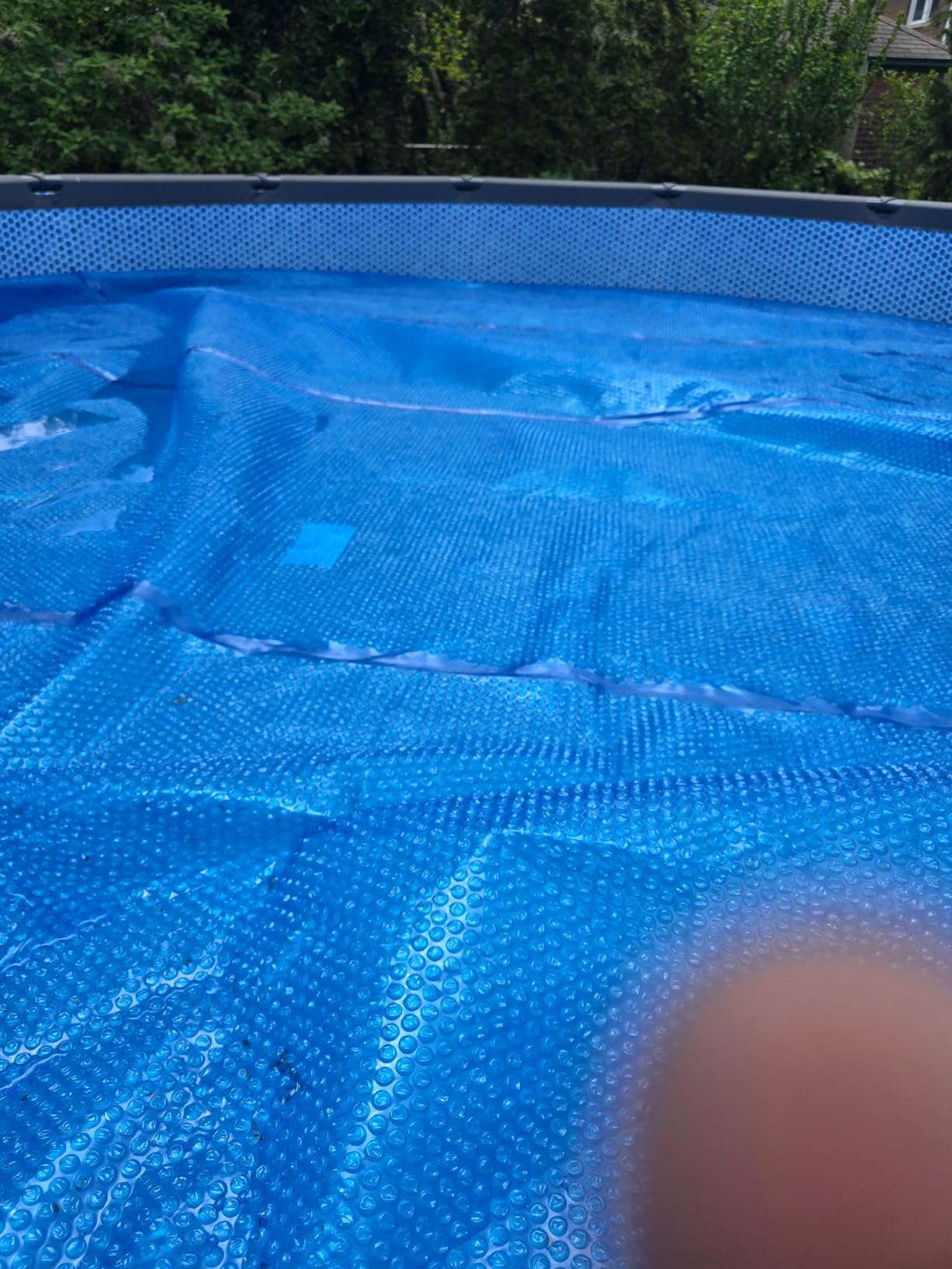 Sun2Solar Blue 24 ft Round Pool Solar Cover | 12 Mil | Heat Retaining customer photo 2