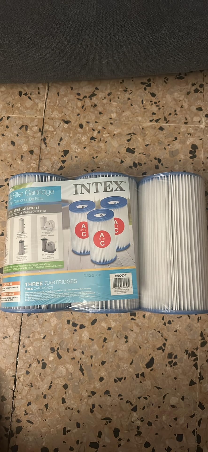 INTEX 29002E Type A Pool Filter Cartridge: for INTEX Filter Pumps – Easy-to-Clean – Dacron Paper – Efficient Filtration – Two Pack customer photo 2