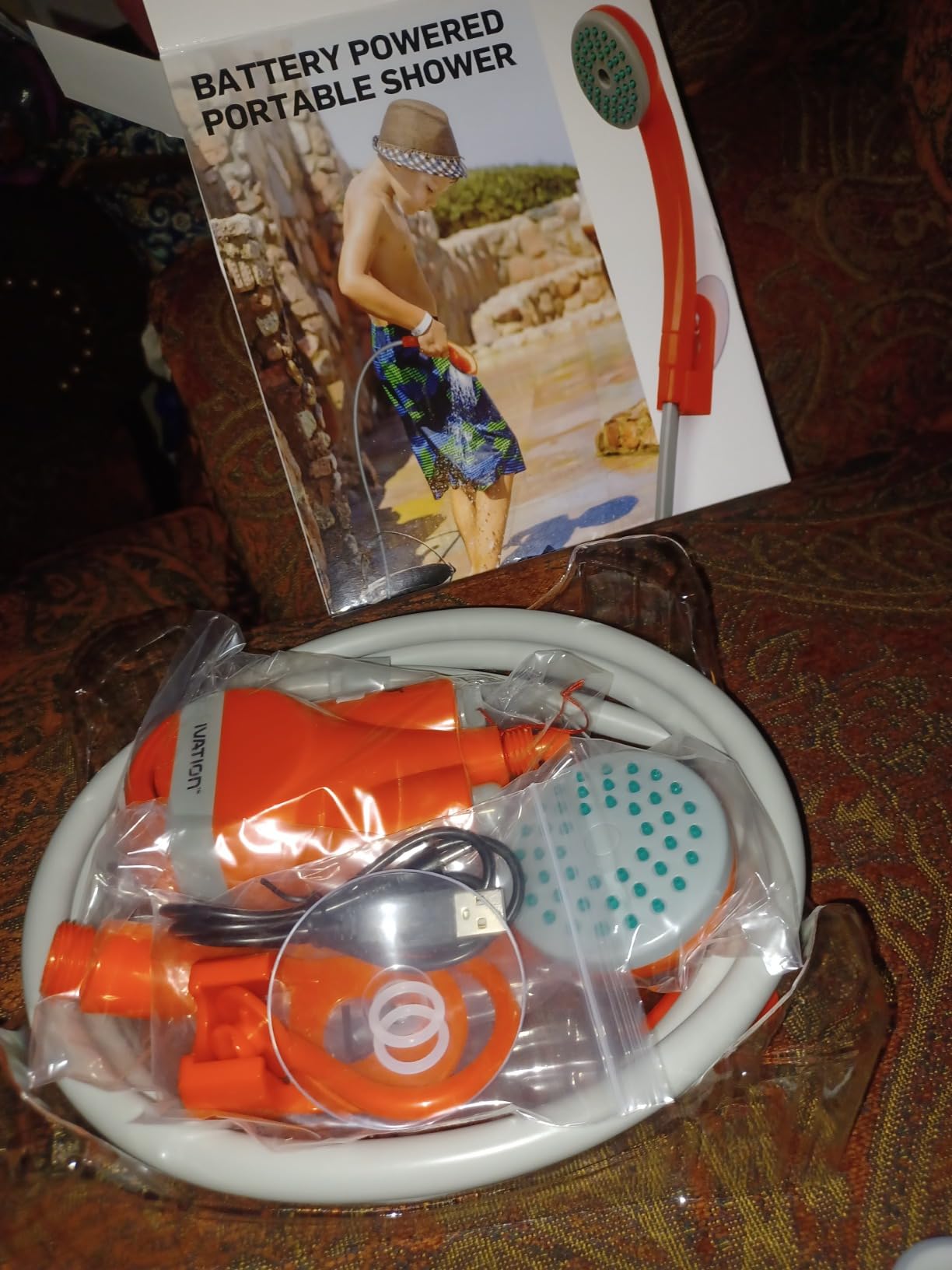 Ivation Portable Outdoor Shower, Battery Powered, Water Pump, Rechargeable customer photo 2