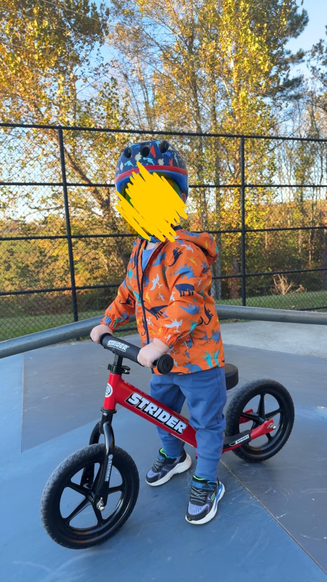 Strider 12 Sport, No Pedal Balance Bike for Kids Ages 1-4 Years, Blue | No-Pedal Balance Bike for Toddlers, Safety Pad, Adjustable Seat and Handlebars Lightweight Frame, Never-Flat Tires customer photo 2