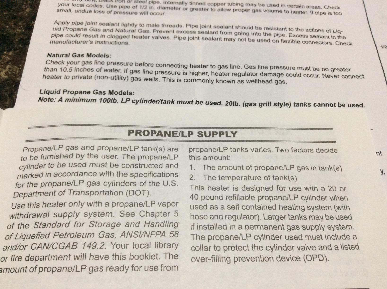 ProCom Liquid Propane Ventless Ice House Heater - 10,000 BTU, T-Stat Control - Model# ML100TBAHR customer photo 2