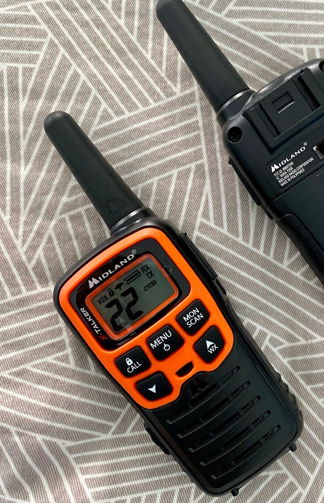 Midland T51VP3 X-Talker FRS Walkie Talkie, Orange, 2 Pack customer photo 1