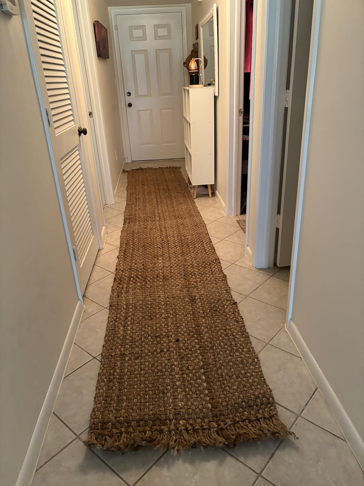 SAFAVIEH Area Rug 8x10 - Natural Fiber Collection - Large - Natural, Handmade Jute, Tassel Design, Ideal for Living Room, Bedroom, Dining Space (NF467A) customer photo 2