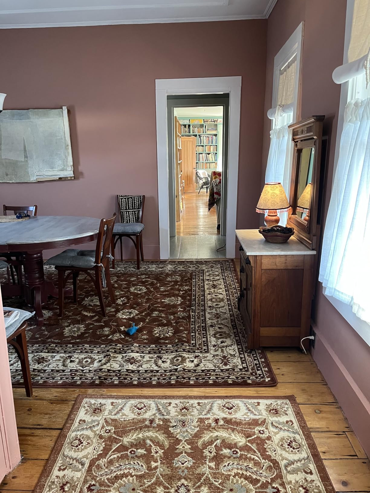 Unique Loom Voyage Collection Traditional Oriental Classic Intricate Design Area Rug (5' 0 x 8' 0 Rectangular, Brown/Ivory) customer photo 2
