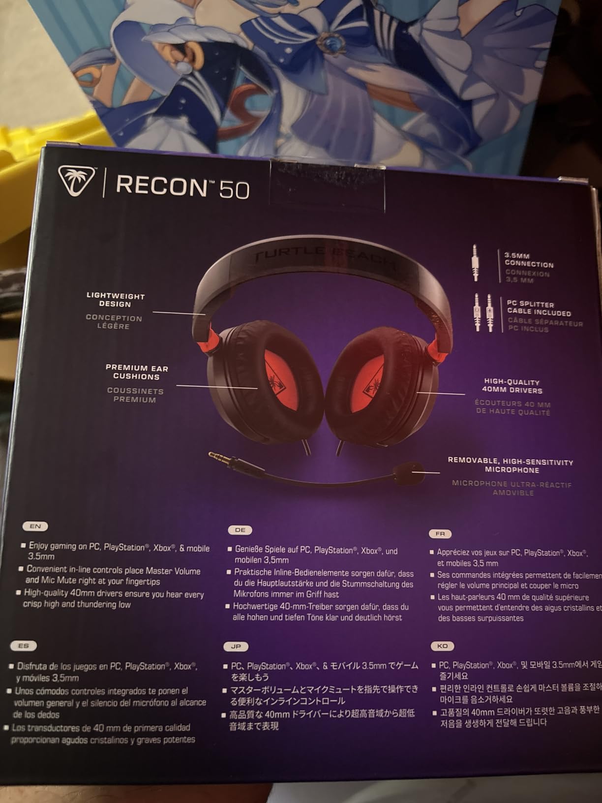 Turtle Beach Recon 50 Wired Multiplatform Gaming Headset for PC, PS5, Xbox customer photo 1