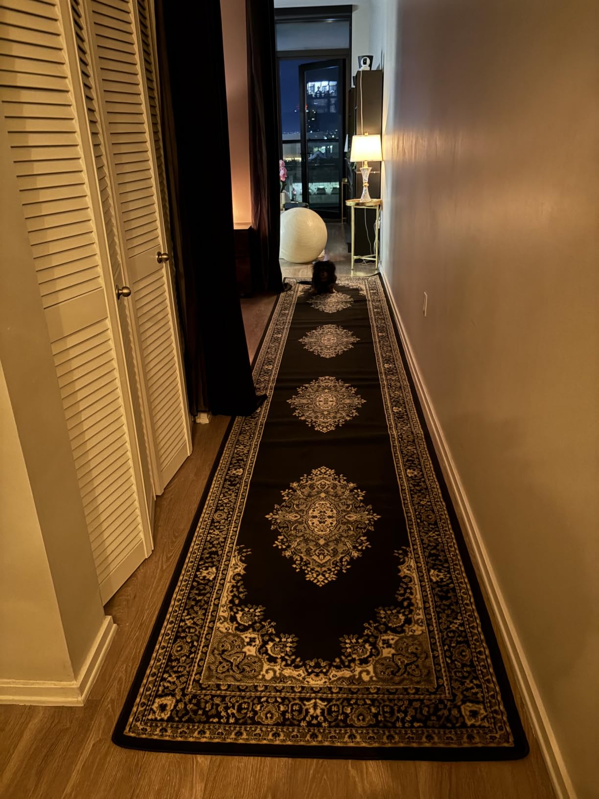 Unique Loom Reza Collection Traditional Persian Style Area Rug, 8 x 10 ft, Black/Beige customer photo 2