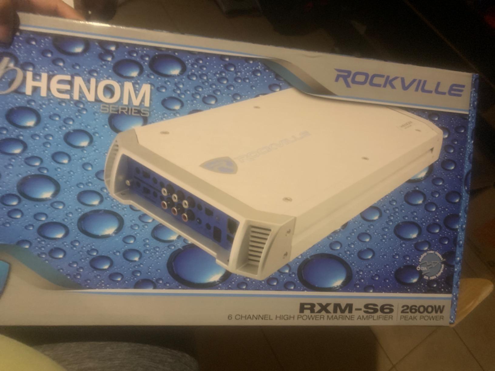 Rockville RXM-S6 Marine/Boat 6 Channel Amplifier with PA Microphone customer photo 2