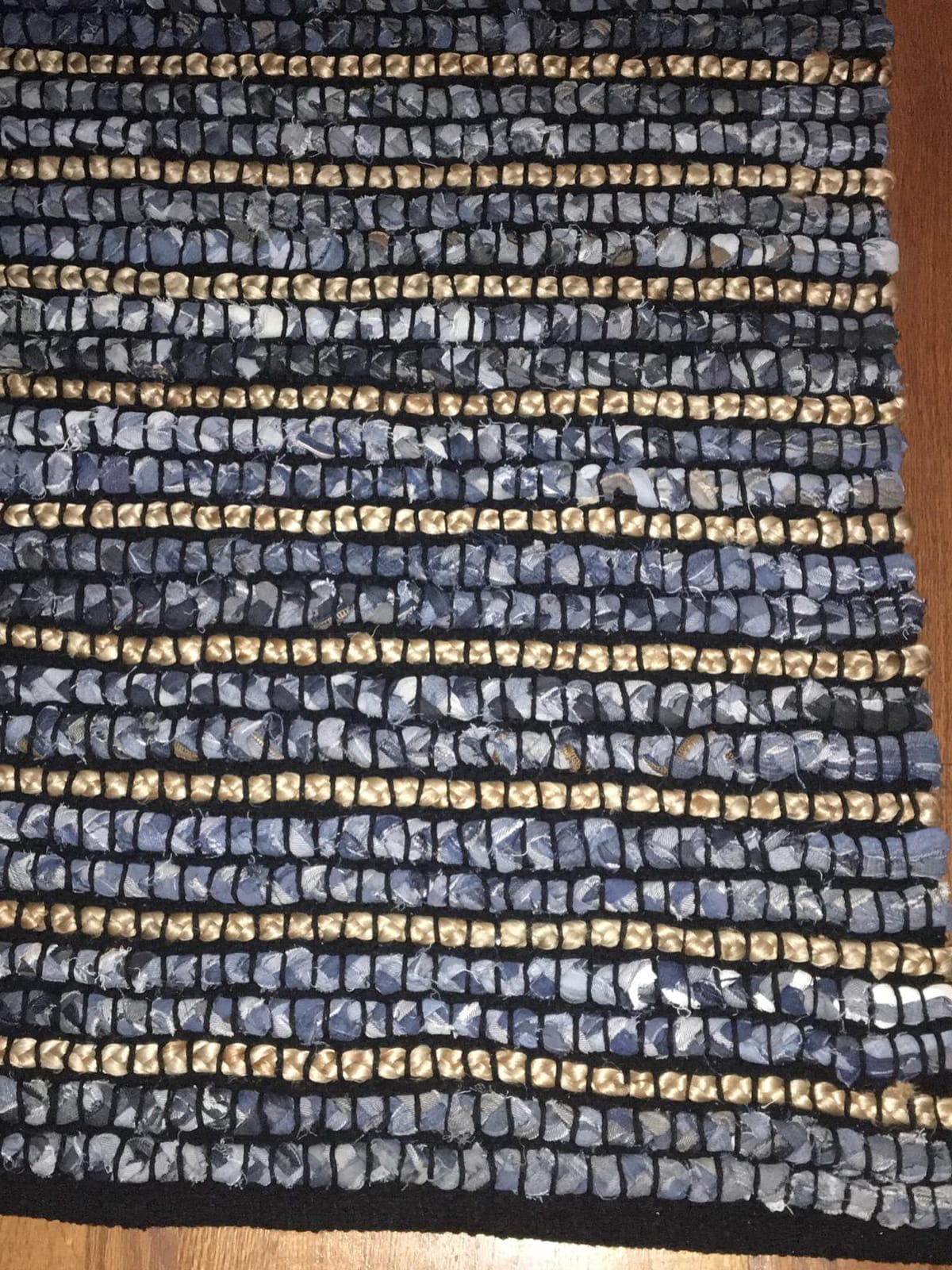 SAFAVIEH Cape Cod Collection Area Rug - 9' x 12', Blue & Natural, Handmade Flat Weave Braided Jute & Cotton, Ideal for High Traffic Areas in Living Room, Bedroom (CAP363A) customer photo 1