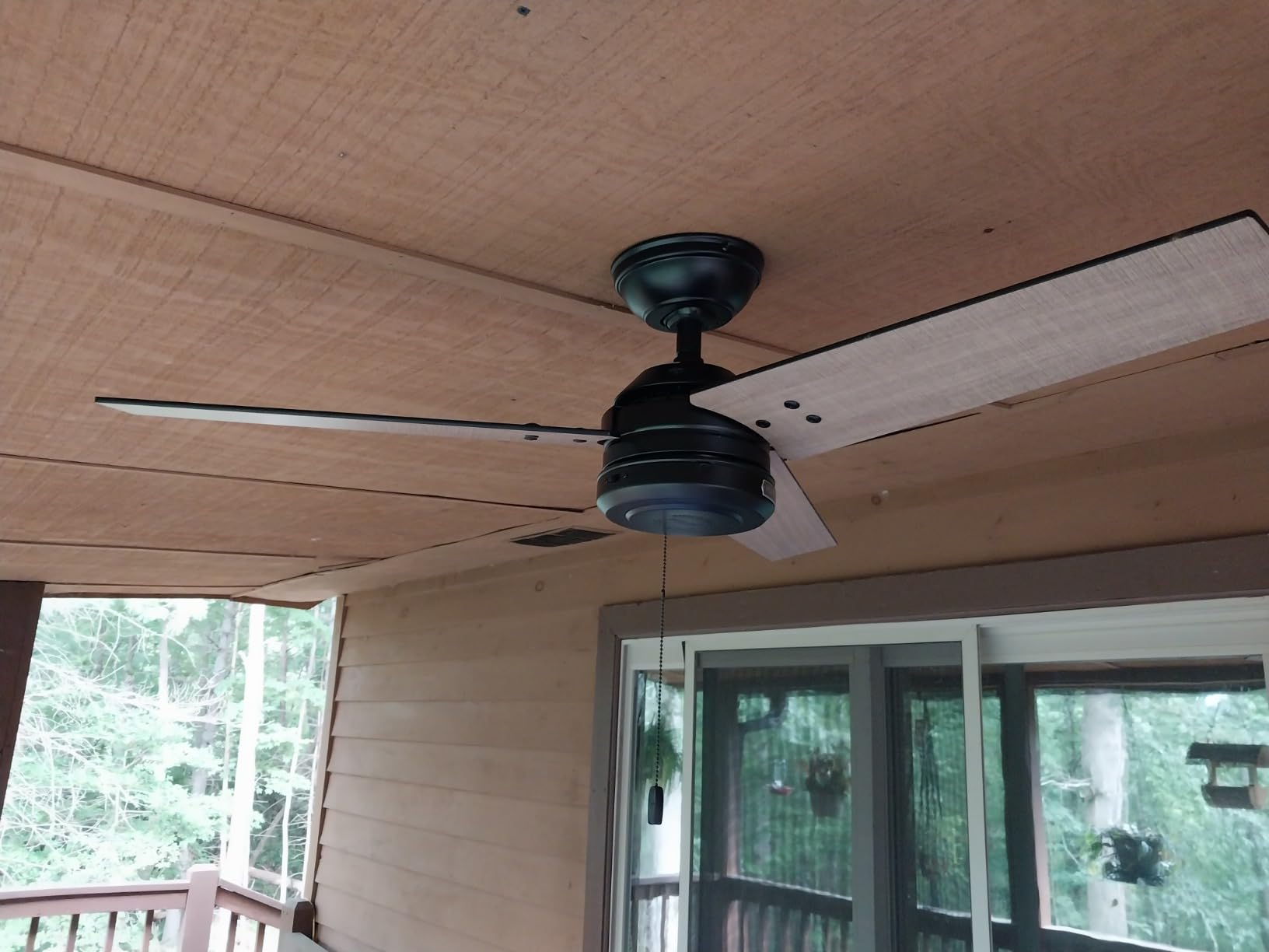 Hunter Cassius, Outdoor or Indoor, Ceiling Fan, 52 inch, Matte Black customer photo 1