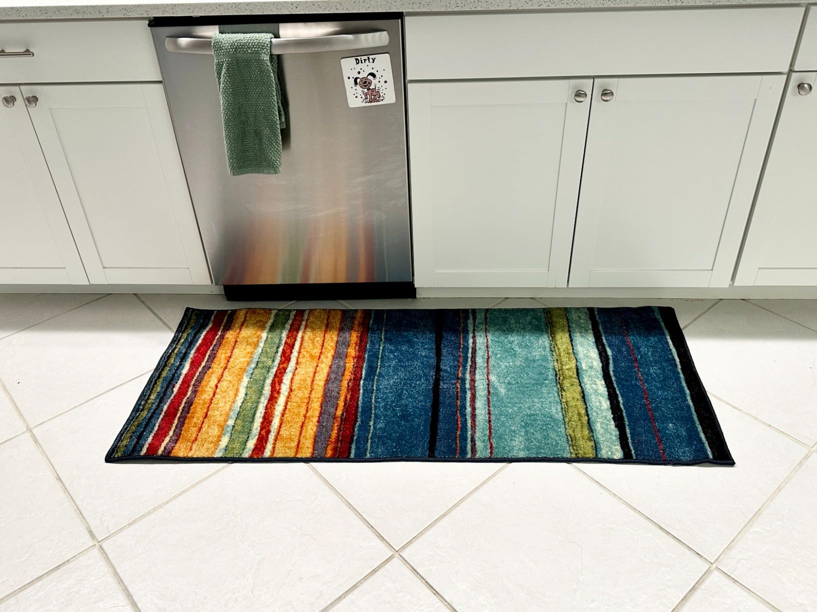 Mohawk Home Rainbow Stripe 7' 6