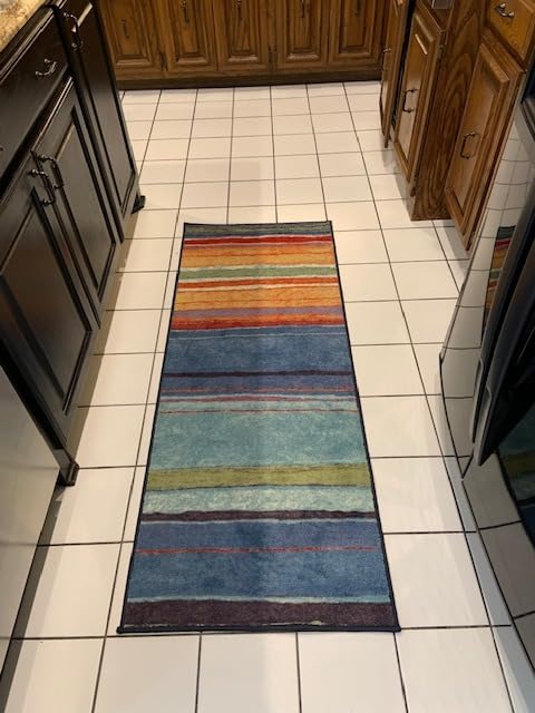 Mohawk Home Rainbow Stripe 7' 6