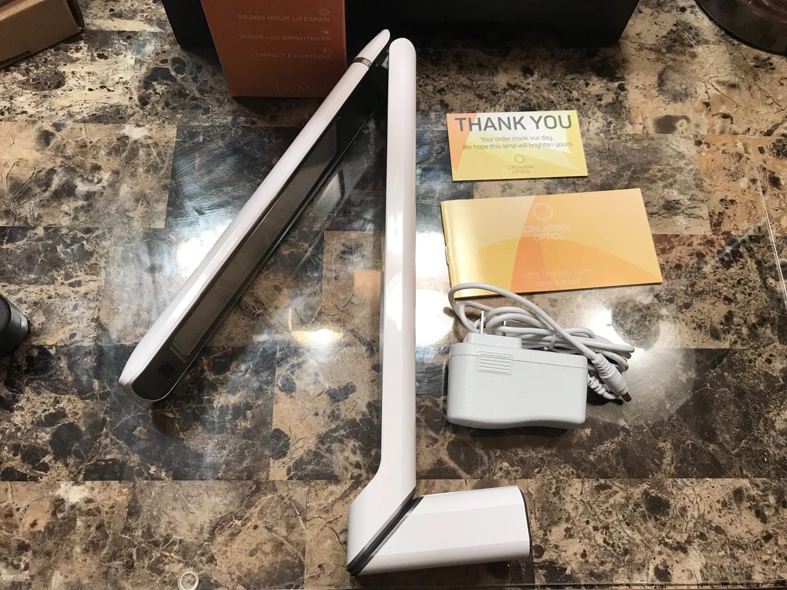 Circadian Optics Lumos 10,000 Lux Light Therapy Lamp | Seen On Shark Tank customer photo 1