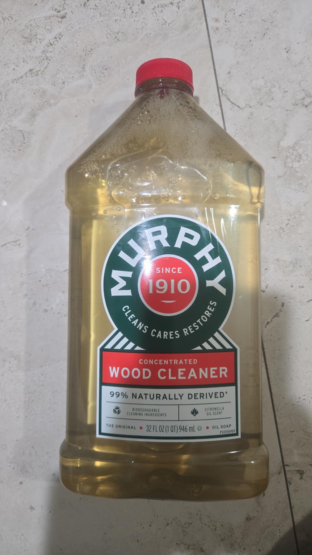 Murphy Oil Soap Wood Cleaner, Citronella Oil Scent, 32 fl oz Bottle 3 Pack customer photo 1