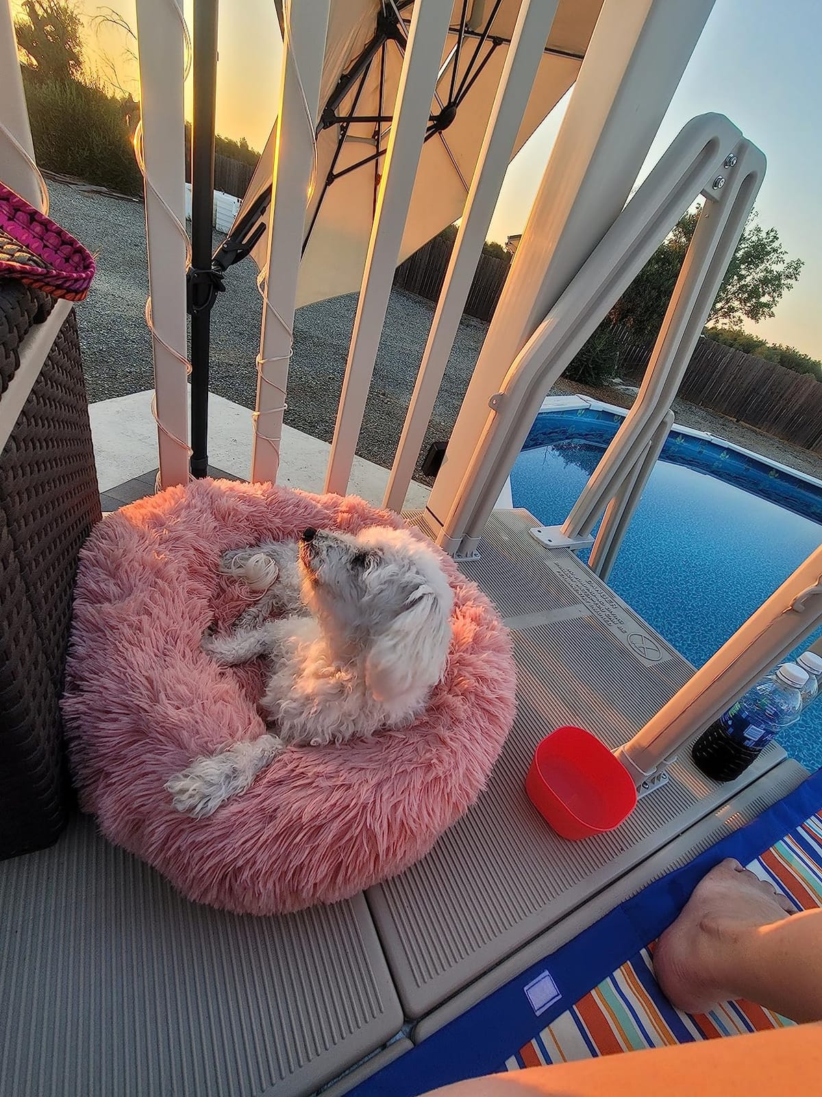 5x5 Resin Pool Deck Kit with Steps-Taupe customer photo 2