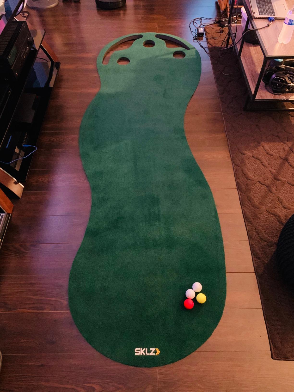 SKLZ Putting Green: Perfect Your Golf Skills with Realistic Home Practice customer photo 2