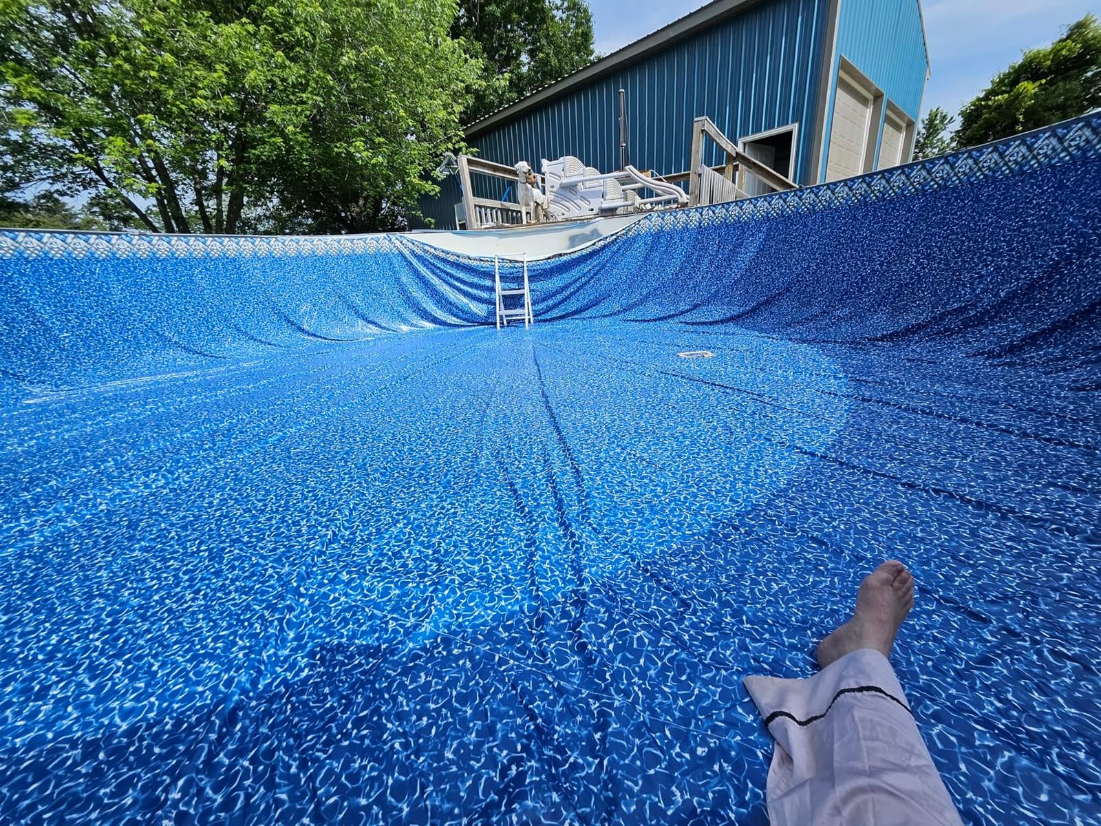 Smartline 27 ft Round Swimming Pool Liner | Manor customer photo 1