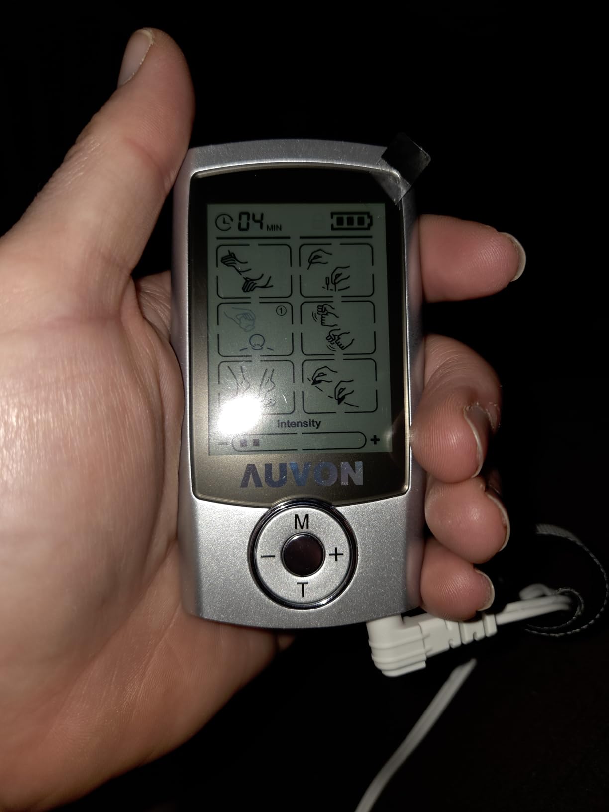 AUVON 24 Modes TENS Unit Muscle Stimulator for Pain Relief, Premium Pads customer photo 2