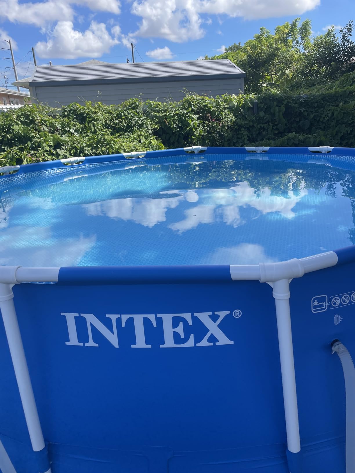 Intex Metal Frame 15ft x 48in Round Above Ground Swimming Pool Set w/Pump customer photo 1