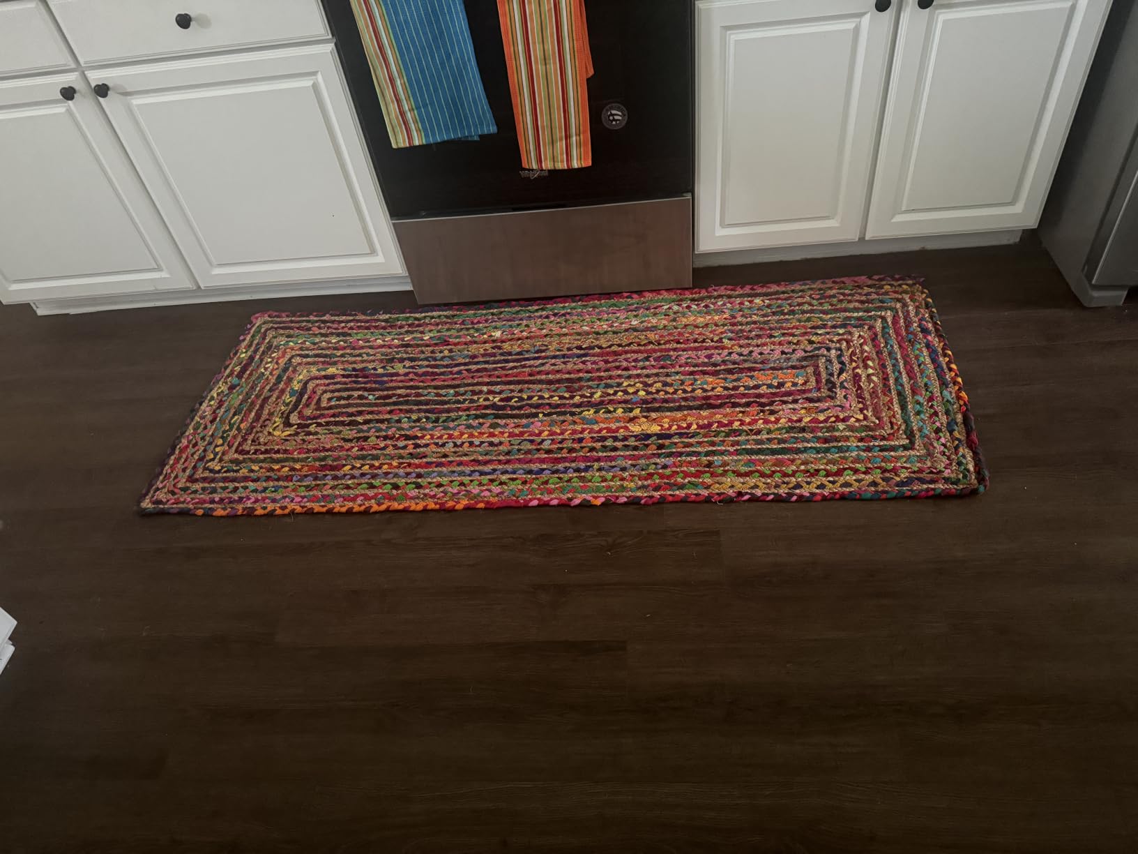 SAFAVIEH Cape Cod Oval Rug 3x5, Jute Textured Beige & Multi CAP202B customer photo 2