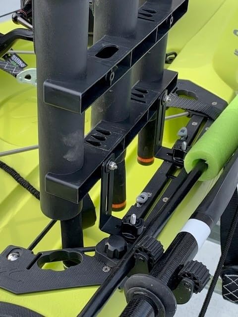 BigTron Fishing Rod Holder Bracket, Tube 3 Rod Rack, Fishing Rod for Boat Kayak Garage Storage or Truck with Screws Side-Mount customer photo 1