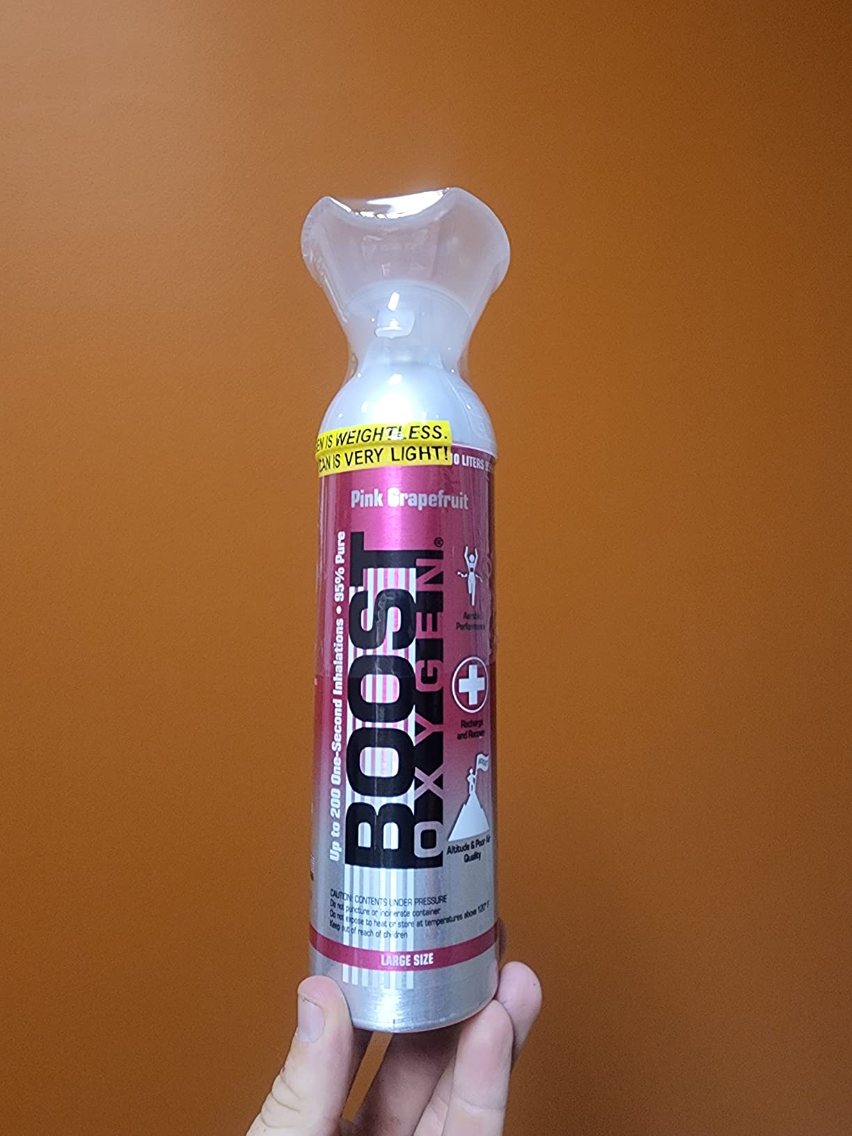 Boost Oxygen Large Natural 10L Canister, 3 Pack customer photo 2