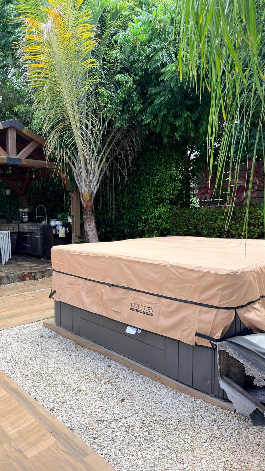 ULTCOVER Waterproof Square Hot Tub SPA Cover 95 inch customer photo 1