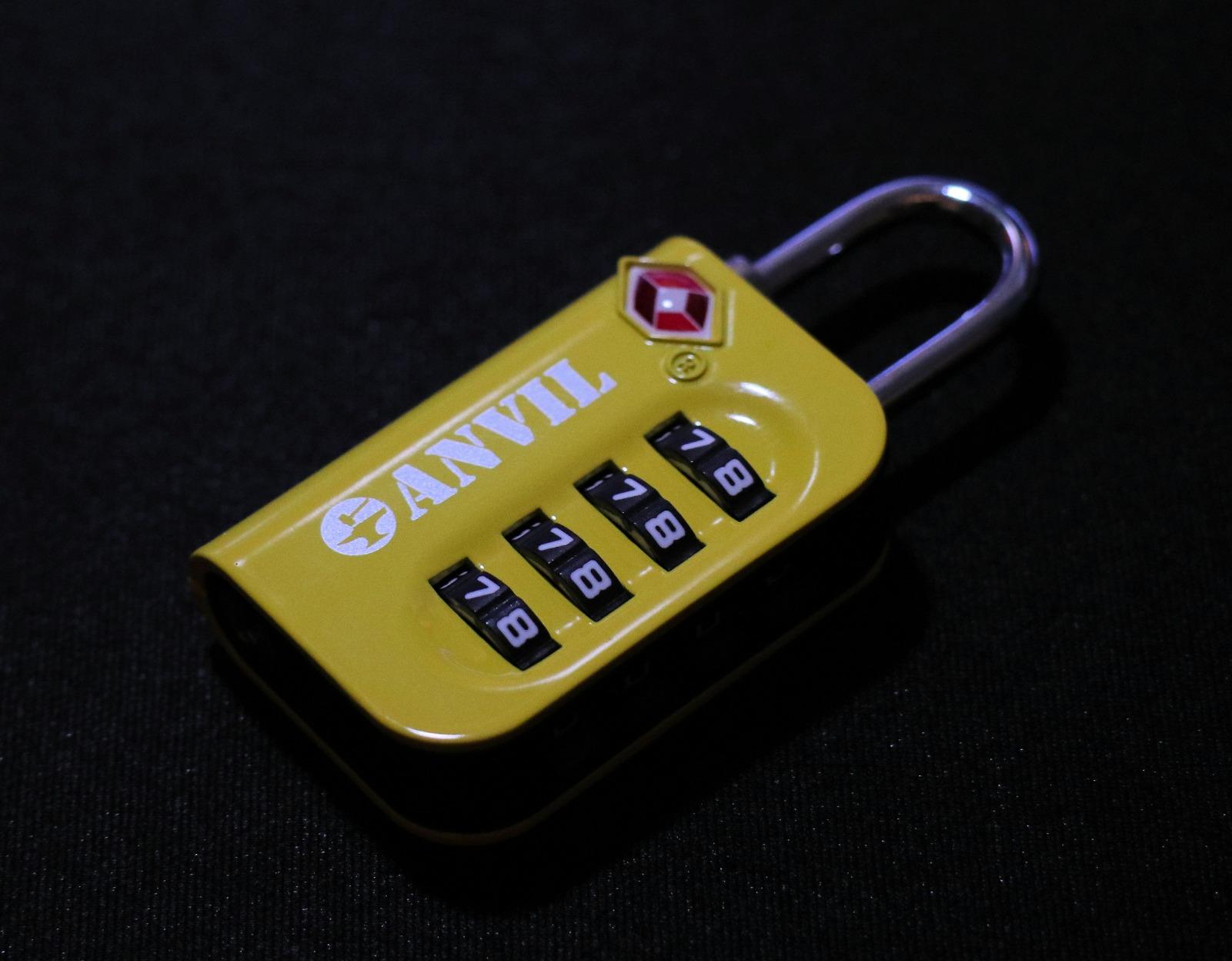 ANVIL TSA Approved Luggage Lock - 4 Digit Combination, 10,000 Combinations, Easy-Read Password Window, Travel Lock for Suitcases, Backpacks, Gym & Student Lockers, Baggage customer photo 2