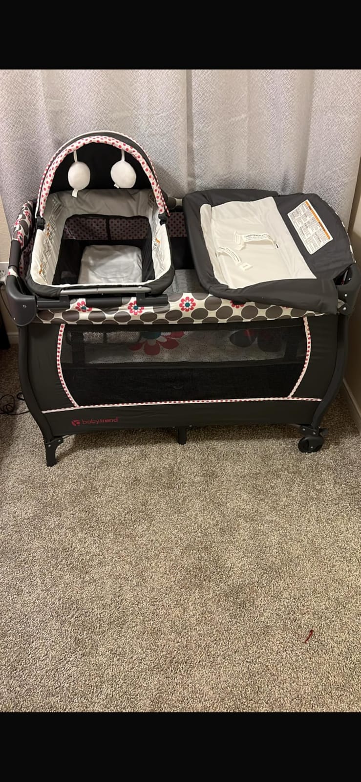 Baby Trend Lil' Snooze Deluxe II Nursery Center, Twinkle Twinkle Little Moon customer photo 2