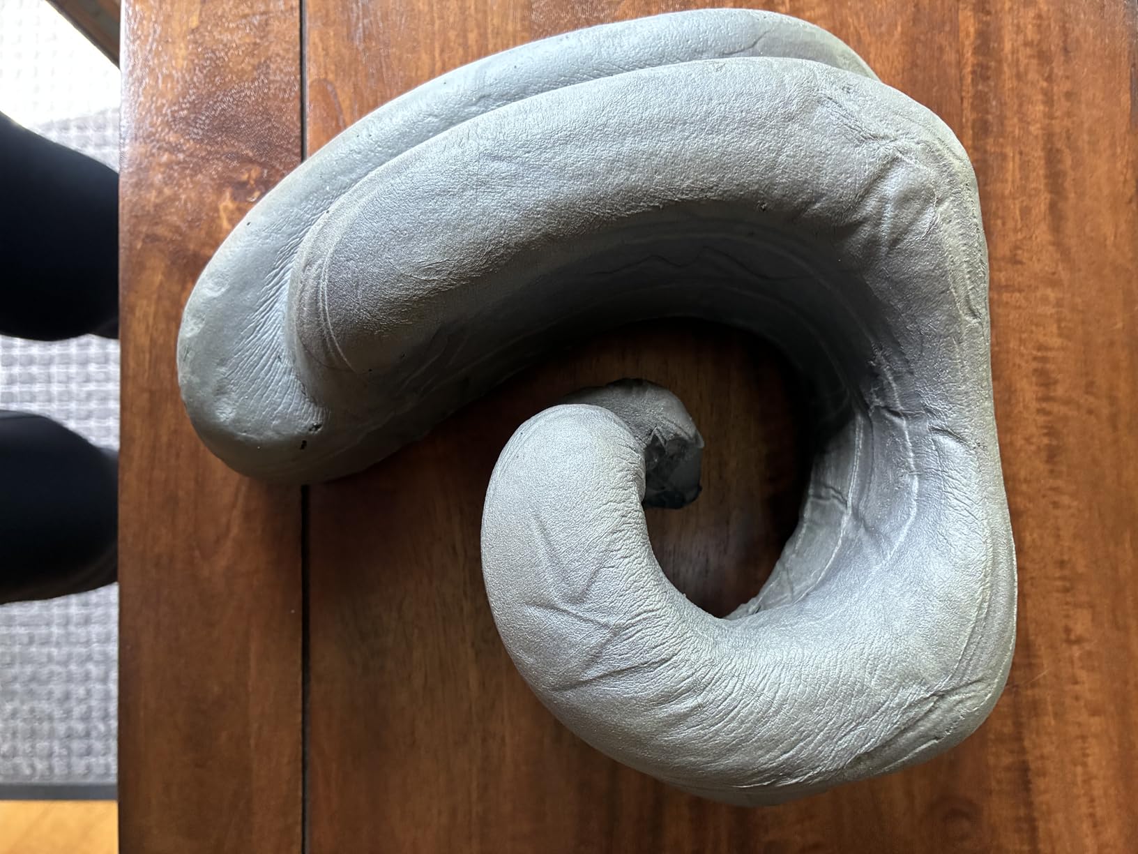 Cabeau Evolution S3 Travel Pillow - Memory Foam Neck Pillow for Airplane and Long Flights with Seat Straps for Head and Neck Support, 360 Degree Support (Steel Grey) customer photo 1