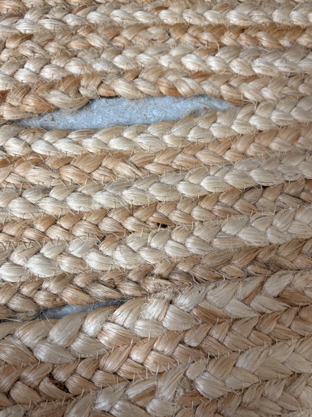 SAFAVIEH Area Rug 6x9 - Cape Cod Collection - Natural Brown, Handmade Braided Flat Weave Jute (CAP252A) customer photo 2