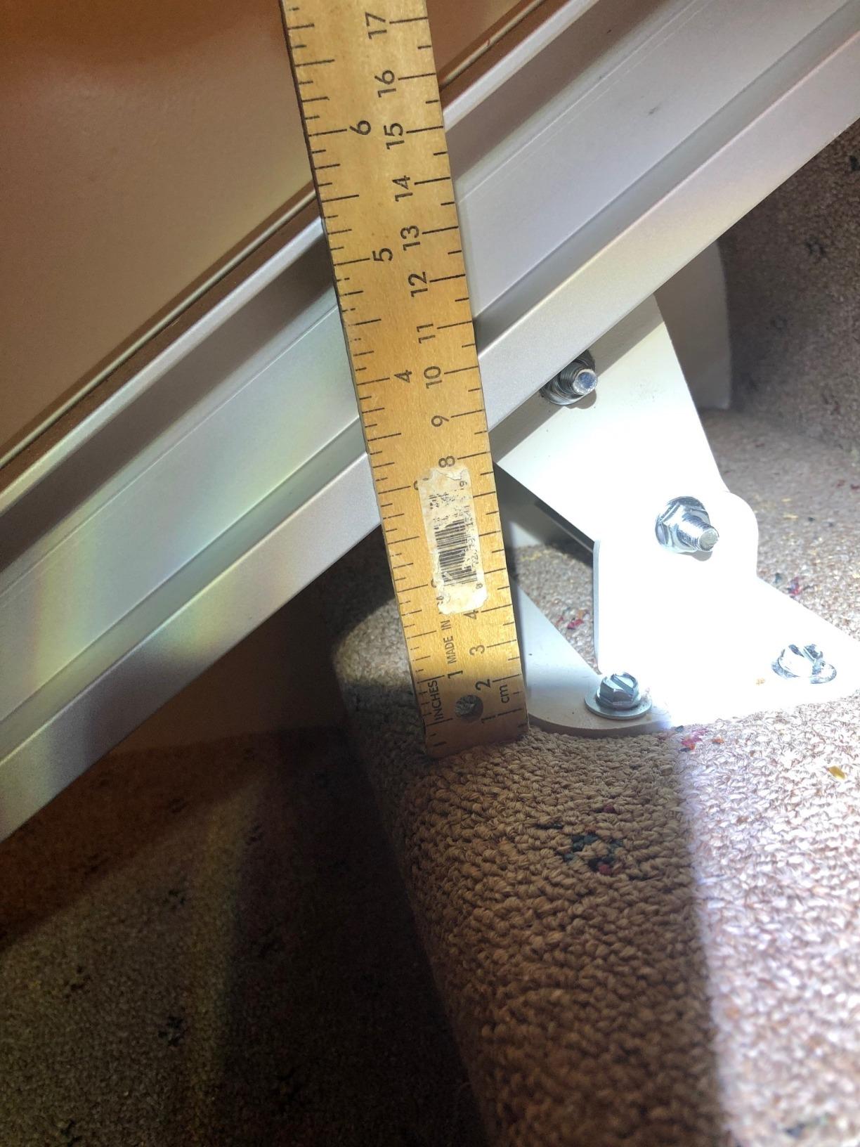 Universal Stair Lift - 350lb Capacity - Folds Flat to Wall - Includes Warranty customer photo 2